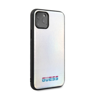Оригинален гръб GUESS Iridescent GUHCN58BLD - iPhone 11 Pro сребрист - Img 5