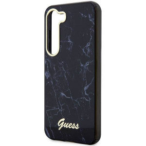 Оригинален гръб GUESS Marble GUHCS23SPCUMAK - Samsung Galaxy S23 черен - Img 6