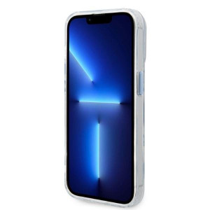 Оригинален гръб GUESS Metal Outline MagSafe GUHMP14XHTRMB - iPhone 14 Pro Max син - Img 5