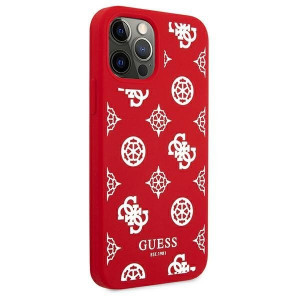 Оригинален гръб GUESS Peony GUHCP12LLSPEWRE - iPhone 12 Pro Max червен - Img 4