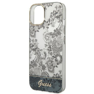 Оригинален гръб GUESS Porcelain GUHCP14MHGPLHG - iPhone 14 Plus сив - Img 6