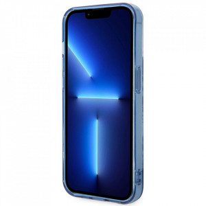 Оригинален гръб GUESS Porcelain GUHCP14XHGPLHB - iPhone 14 Pro Max син - Img 3