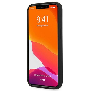 Оригинален гръб GUESS Silicone 4G Logo GUHCP13SLS4GGBK - iPhone 13 mini черен - Img 5