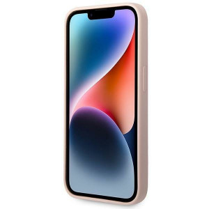 Оригинален гръб GUESS Silicone Triangle GUHCP14LSLTGP - iPhone 14 Pro розов - Img 5