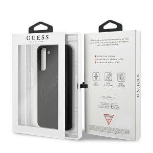 Оригинален гръб GUESS Silicone Vintage Script GUHCS21MLSVSBK - Samsung Galaxy S21+ 5G черен - Img 8