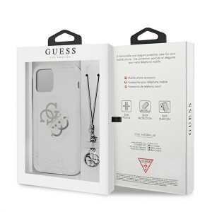 Оригинален гръб GUESS Silver Charms GUHCP12LKS4GSI - iPhone 12 Pro Max прозрачен - Img 8