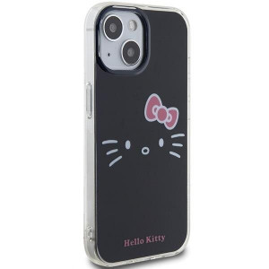 Оригинален гръб Hello Kitty IML Kitty Face - iPhone 15 черен - Img 4
