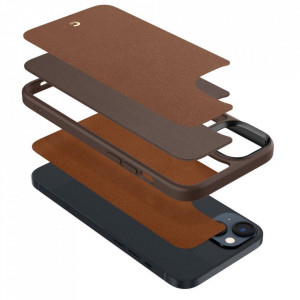 Оригинален гръб SPIGEN Cyrill Kajuk MagSafe - iPhone 14 Plus кафяв - Img 8