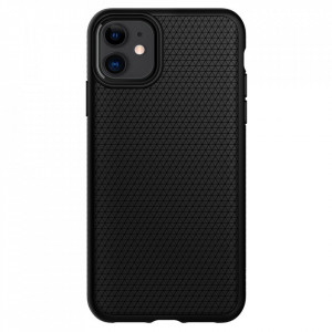 Оригинален гръб SPIGEN Liquid Air - iPhone 11 черен мат - Img 6