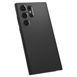 Оригинален гръб SPIGEN Liquid Air - Samsung Galaxy S23 Ultra черен мат - Img 8