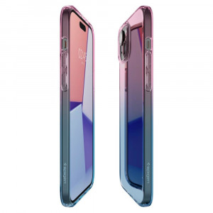 Оригинален гръб SPIGEN Liquid Crystal - iPhone 15 Gradation розов - Img 7