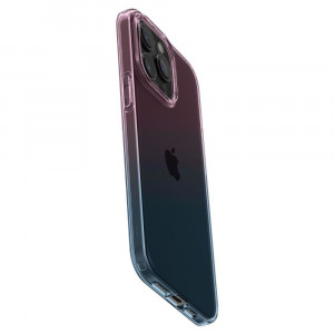 Оригинален гръб SPIGEN Liquid Crystal - iPhone 15 Pro Gradation розов - Img 6