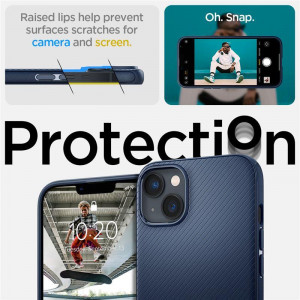 Оригинален гръб SPIGEN Mag Armor MagSafe - iPhone 14 Plus син - Img 15