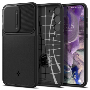 Оригинален гръб SPIGEN Optik Armor - Samsung Galaxy S23 черен - Img 1