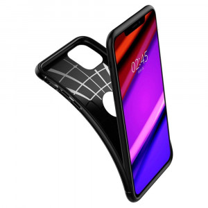 Оригинален гръб SPIGEN Rugged Armor - iPhone 11 черен мат - Img 14