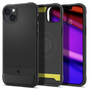 Оригинален гръб SPIGEN Rugged Armor MagSafe - iPhone 14 черен мат - Img 10