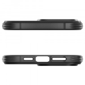 Оригинален гръб SPIGEN Rugged Armor MagSafe - iPhone 15 Pro черен мат - Img 6