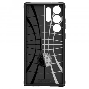 Оригинален гръб SPIGEN Rugged Armor - Samsung Galaxy S23 Ultra черен мат - Img 3