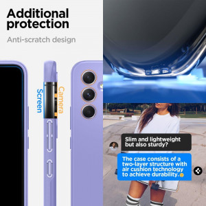 Оригинален гръб SPIGEN Thin Fit - Samsung Galaxy A52 / A52 5G / A52s 5G Awesome Violet - Img 15