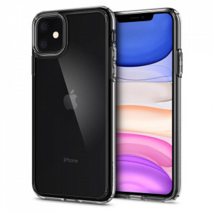 Оригинален гръб SPIGEN Ultra Hybrid - iPhone 11 кристалнопрозрачен - Img 1