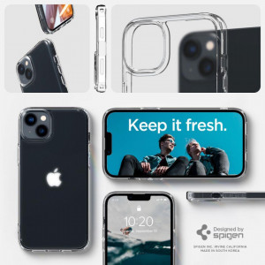 Оригинален гръб SPIGEN Ultra Hybrid - iPhone 14 Plus Frost Clear - Img 10