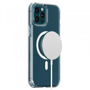 Оригинален гръб SPIGEN Ultra Hybrid MagSafe - iPhone 12 / 12 Pro бял - Img 13