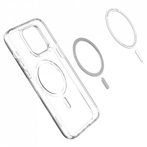 Оригинален гръб SPIGEN Ultra Hybrid MagSafe - iPhone 14 Pro бял - Img 6