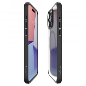 Оригинален гръб SPIGEN Ultra Hybrid MagSafe - iPhone 15 Pro Frost Black - Img 8