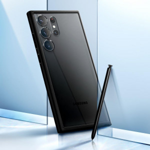 Оригинален гръб SPIGEN Ultra Hybrid - Samsung Galaxy S23 Ultra черен мат - Img 10