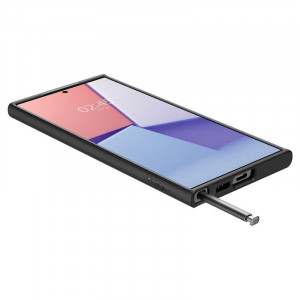 Оригинален гръб SPIGEN Ultra Hybrid - Samsung Galaxy S23 Ultra черен мат - Img 18