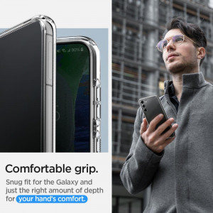 Оригинален гръб SPIGEN Ultra Hybrid - Samsung Galaxy S23+ кристалнопрозрачен - Img 10