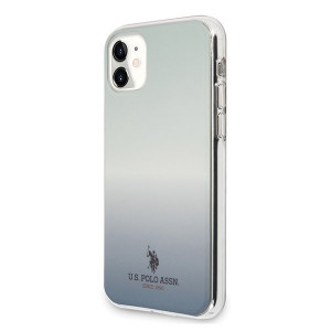 Оригинален гръб US POLO Gradient USHCN61TRDGLB - iPhone 11 син / червен - Img 2