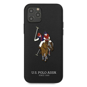 Оригинален гръб US POLO Polo Embroidery USHCP12LPUGFLBK - iPhone 12 Pro Max черен - Img 3