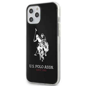 Оригинален гръб US POLO Shiny Big Logo USHCP12LTPUHRBK - iPhone 12 Pro Max черен - Img 2