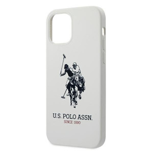 Оригинален гръб US POLO Silicone USHCP12LSLHRWH - iPhone 12 Pro Max бял - Img 6
