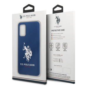 Оригинален гръб US POLO Silicone USHCS67SLHRNV - Samsung Galaxy S20+ / S20+ 5G тъмносив - Img 8