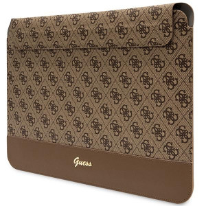 Оригинален калъф за лаптоп GUESS 4G Stripe Metal Logo GUCS14PS4SGW 14" кафяв - Img 2