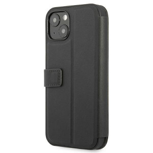 Оригинален калъф тип книга BMW Signature BMFLBKP13SSLLBK - iPhone 13 mini черен - Img 4