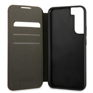 Оригинален калъф тип книга GUESS Saffiano Stripe GUBKS22MPSASBPI - Samsung Galaxy S22+ розов - Img 6