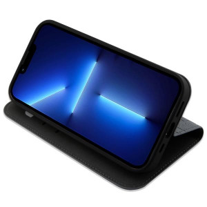 Оригинален калъф тип книга KARL LAGERFELD Saffiano Monogram KLBKP14LSAKLHPG - iPhone 14 Pro сребрист - Img 6