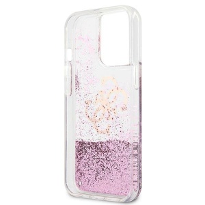 Оригинален Калъф Guess GUHCP13XLG4GPI за iPhone 13 Pro Max 6,7" - розов - Img 7