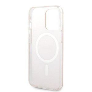 Оригинален комплект GUESS 4G Print (гръб + зарядно) MagSafe GUBPP13XH4EACSP - iPhone 13 Pro Max розов - Img 7