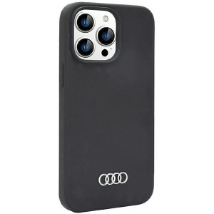 Оригинален силиконов гръб AUDI AU-LSRIP14PM-Q3 / D1-BK - iPhone 14 Pro Max черен - Img 2
