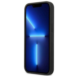 Оригинален твърд гръб с естествена кожа MERCEDES Stars MEHCP13MPSQRE - iPhone 13 червен - Img 5