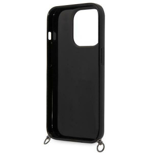 Оригинален твърд гръб с презрамка KARL LAGERFELD Color Stripes Strap KLHCP14XSTSTP - iPhone 14 Pro Max розов - Img 6