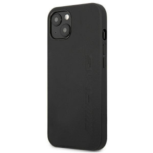 Оригинален твърд гръб AMG Leather Hot Stamped AMHCP13SDOLBK - iPhone 13 mini черен - Img 2
