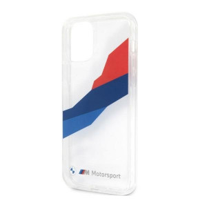 Оригинален твърд гръб BMW Motorsport Tricolor BMHCP12LSKTGT - iPhone 12 Pro Max прозрачен с лента - Img 6