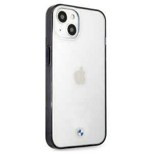 Оригинален твърд гръб BMW Signature BMHCP13SPCUMRBK - iPhone 13 mini прозрачен с черна рамка - Img 4
