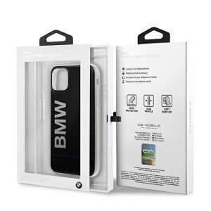 Оригинален твърд гръб BMW Signature Logo Imprint BMHCN65PCUBBK - iPhone 11 Pro Max черен - Img 8