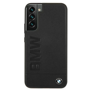 Оригинален твърд гръб BMW Signature Logo Imprint BMHCS22MSLLBK - Samsung Galaxy S22+ черен - Img 3